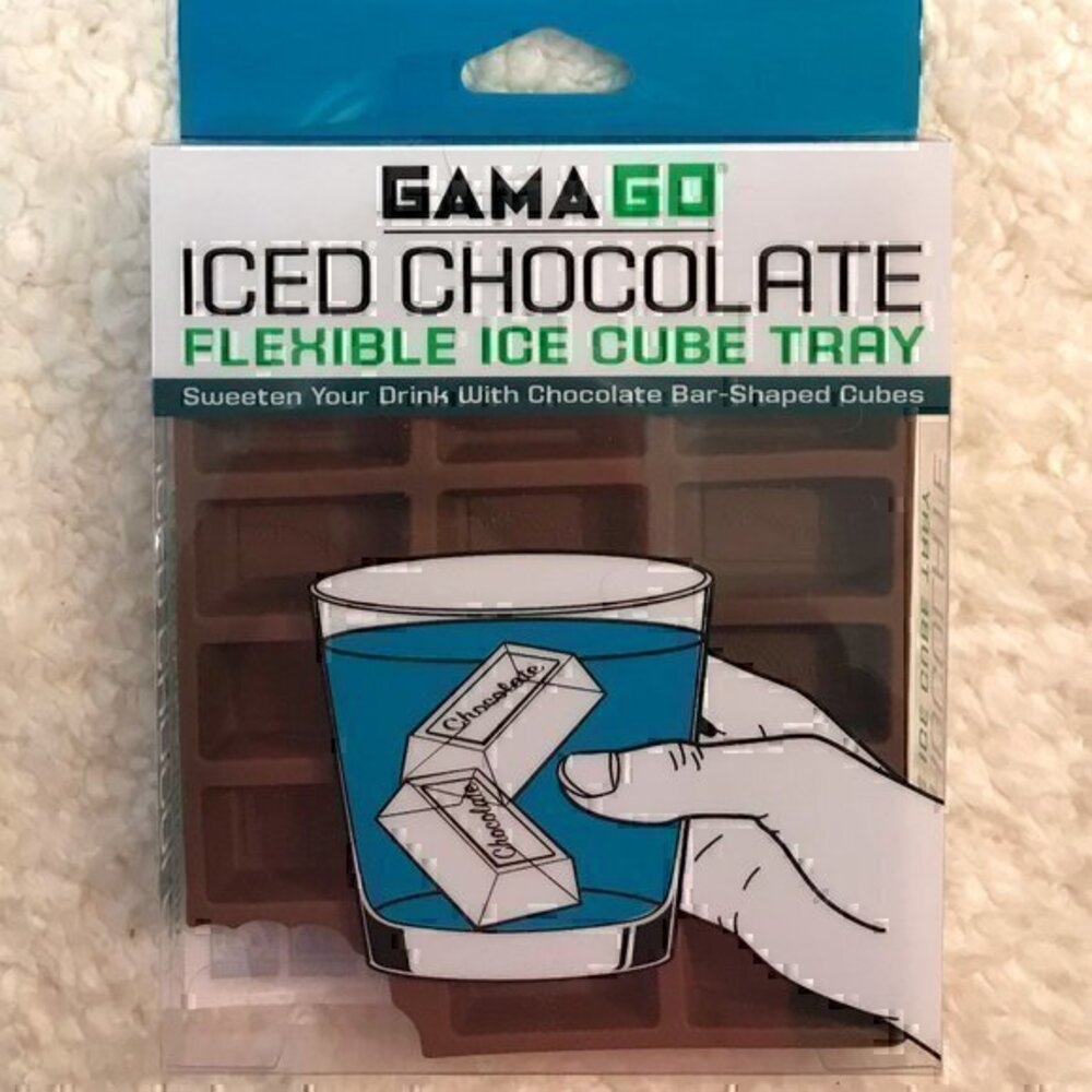 Gamago "Iced Chocolate" Flexible Silicone Ice Cube Tray